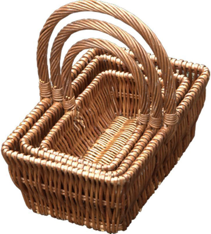 Red Hamper 3-tlg. Korb-Set aus Korbgeflecht | Wayfair.de